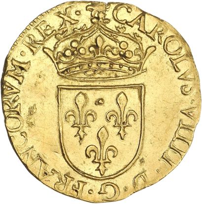 CHARLES IX (1560-1574)
Écu d'or au soleil....