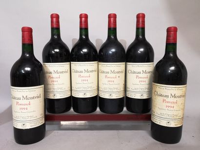 6 magnums Château MONTVEIL - Pomerol 1994...