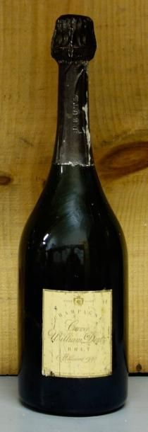 null 1 Bouteille DEUTZ "CUVEE WILLIAM" 1990 - Champagne étiquette tachée