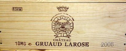 null 1 Double magnum (300 cl) Château GRUAUD LAROSE 2008 - Saint-Julien Coffret