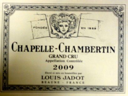 null 1 Bouteille CHAPELLE CHAMBERTIN GRAND CRU 2009 - L. JADOT Coffret