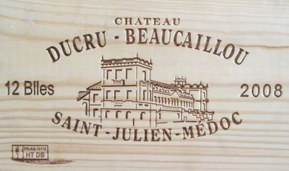 12 Bouteilles Château DUCRU BEAUCAILLOU 2008...