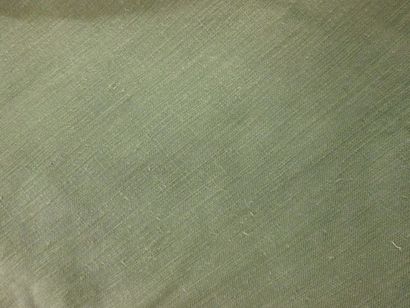 null Une nappe ronde en coton vert diamètre 200 cm