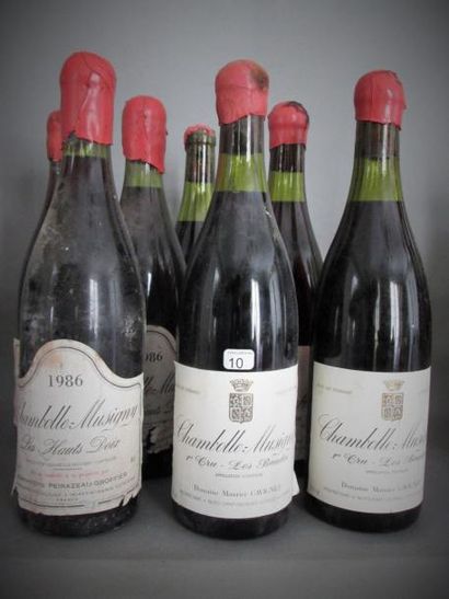 Trois bouteilles de Chambolle-Musigny Les...