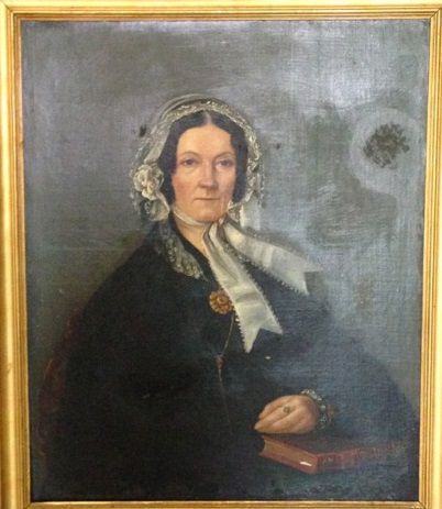 École Française du XIXe siècle Portrait présumé de la Comtesse de Diodèle Huile sur...