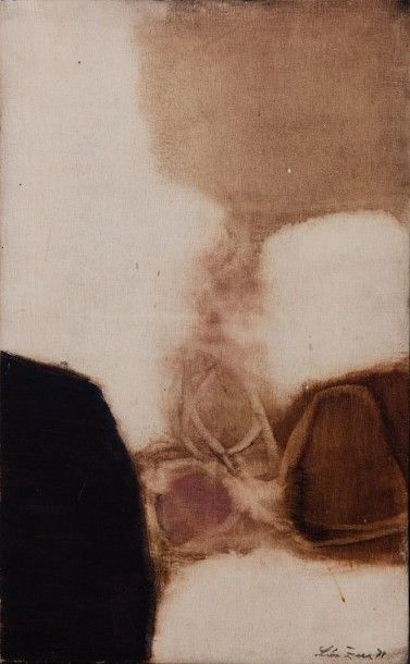 Léon ZACK (1892-1980) 
Composition
Huile sur toile signée en bas à droite et datée...