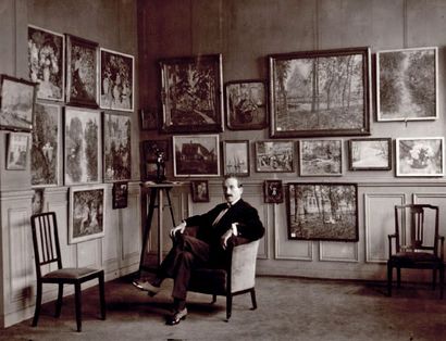 Charles VERBRUGGHE (1863-1920) Portrait de Monsieur Nicolas Kuipers
Huile sur isorel,...