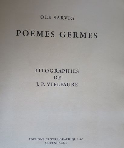 null Deux ouvrages sur Jean-Pierre VIELFAURE (1930-2015)

- Recueil de douze lithographies...