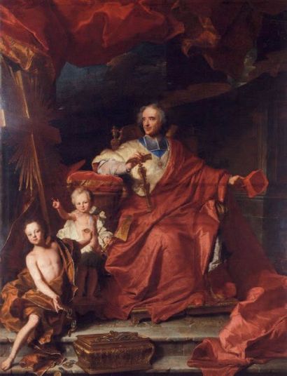 Hyacinthe RIGAUD (Perpignan 1659 - Paris 1743) Portrait de Henri-Oswald de La Tour...