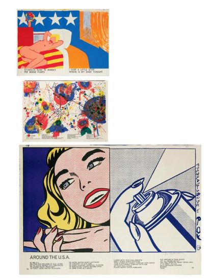 null 1 ¢ Life. Karel APPEL, Sam Francis,Andy Warhol, Roy Lichtenstein, Jim Dine,Tom...
