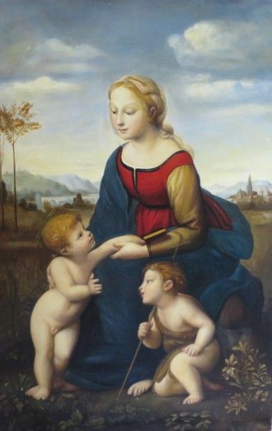 null D’après Raffaëllo SANZIO, dit RAPHAEL (1483 – 1520)

La Vierge à l’enfant avec...
