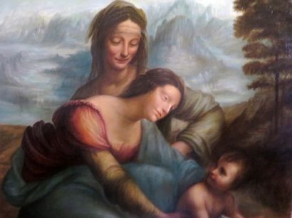 null D’après Léonard DE VINCI (1452 – 1519)

La Vierge avec Sainte Anne

Huile sur...
