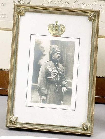 null Nicolas Nicolaïévitch, grand-duc de Russie. Portrait photographique le représentant...