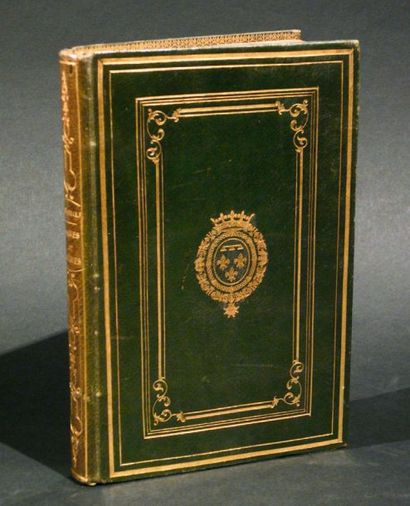 BARBIER Iambes et poèmes. Troisième édition. Paris, Paul Masgana, 1840, in-12, cuir...