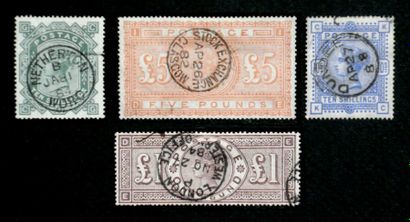 null Grande-Bretagne & col. anglaises Collection de timbres-poste anciens, montée...