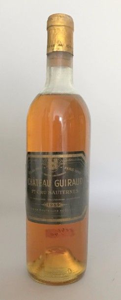 CHATEAU GUIRAUD 1959, Sauternes. Étiquette...