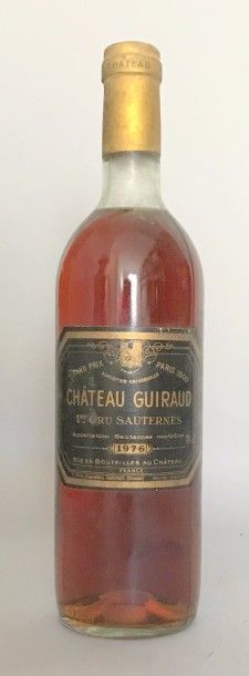 CHATEAU GUIRAUD 1976, Sauternes. Étiquettes...