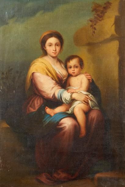 null Ecole FRANCAISE du XIXe siècle

Femme tenant sur ses genoux un enfant

Huile...
