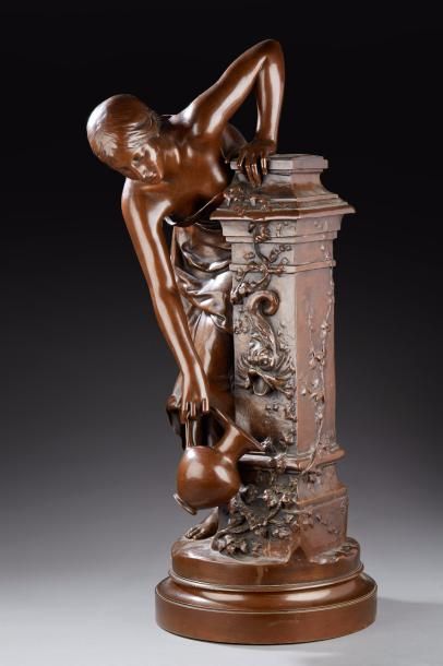 null Paul Armand BAYARD DE LA VINGTRIE (1846-1900)

Samaritaine à la cruche 

Bronze...