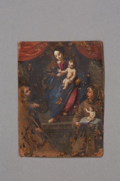 null Ecole FLAMANDE du XVIIe siècle

Vierge à l'enfant

Huile sur cuivre (usures...