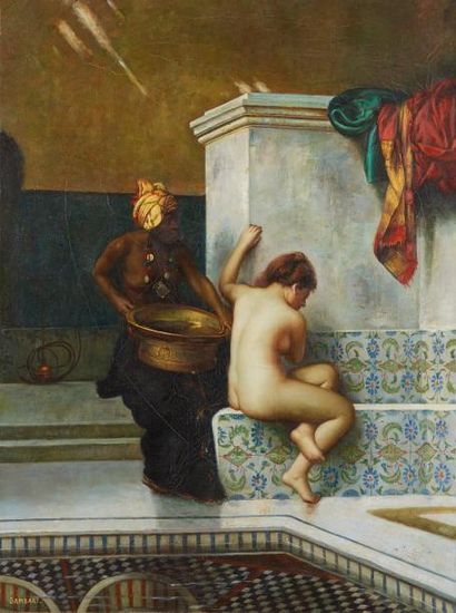 null Jean Hector Henri GAMBART (1854 - 1891)

Harem

Huile sur toile signée en bas...