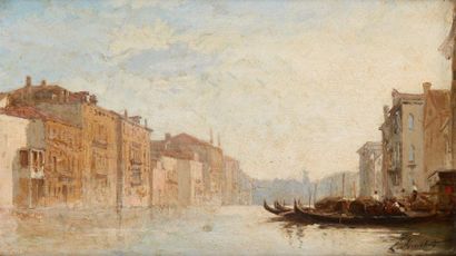 null Ecole FRANCAISE du XIXe siècle

Le grand canal à Venise

Huile sur toile, signée...