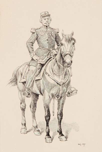 null Eugène CHIGOT (1850-1923)

L’officier supérieur à cheval

Aquarelle et encre,...