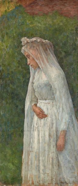 null Eugène ASSEZAT de BOUTEYRE (1864-1942)

La robe blanche

Huile sur toile, signée...