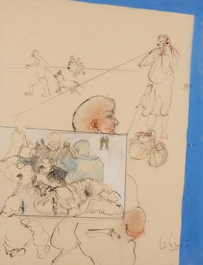 null Alfredo ECHAZARRETA (1945)

Etude de personnages

Encre et aquarelle, signée...