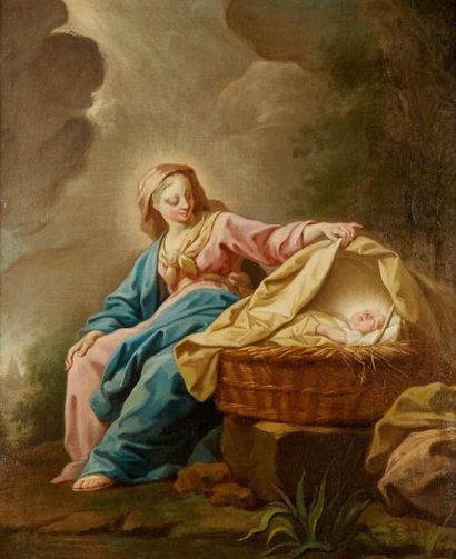 null Jean RESTOUT (1692 - 1768) et son atelier

Le repos de la Sainte Famille pendant...