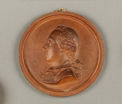 null Jean Baptiste NINI (1717-1786)

Médaillon rond en terre cuite représentant le...