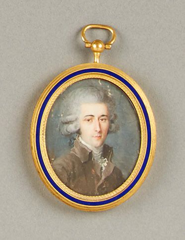 null Ecole FRANCAISE vers 1780

Portrait de gentilhomme à la veste brune

Gouache...