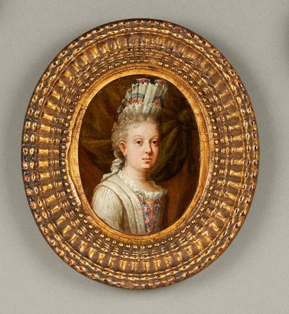 null Ecole FRANCAISE vers 1700

Portrait de dame coiffée à la Fontanges

Huile sur...