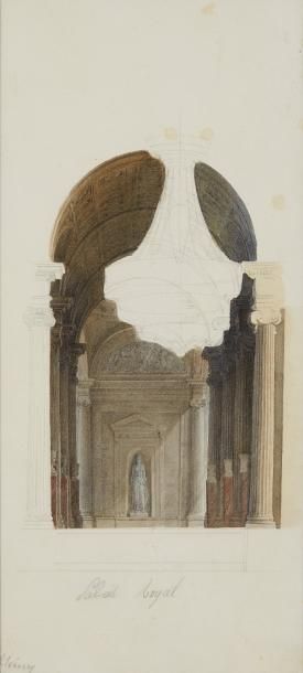 null Hilaire THIERRY (1796-?)

Paris, vue d'une arcade du Palais Royal

Aquarelle...
