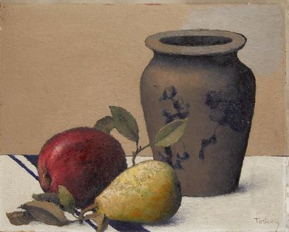 null Felix Elie TOBEEN (1880-1938)

Pommes et poires

Huile sur carton épais signée...