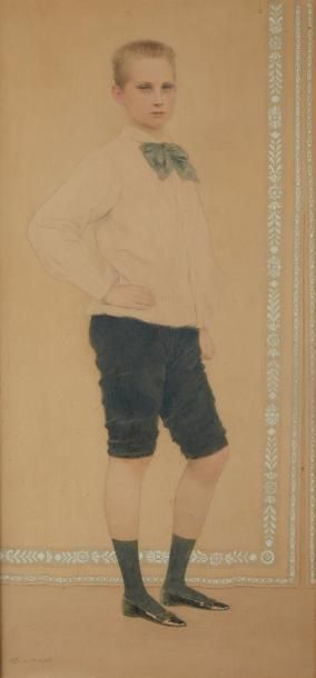 null Louis Maurice BOUTET de MONVEL (1850-1913)

Portrait de Jacques André enfant

Aquarelle,...