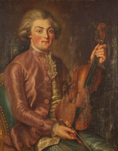 null Ecole FRANCAISE du XVIIIe siècle

Portrait d'un violoniste

Huile sur toile...