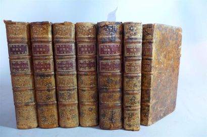null VERTOT: Histoire des Chevaliers de Malte. Amst., 1742 ; 7 vol. in-12, basane...