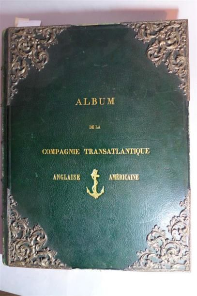 null Album de la Compagnie Générale Transatlantique américaine.

Aquarelle lithographies...