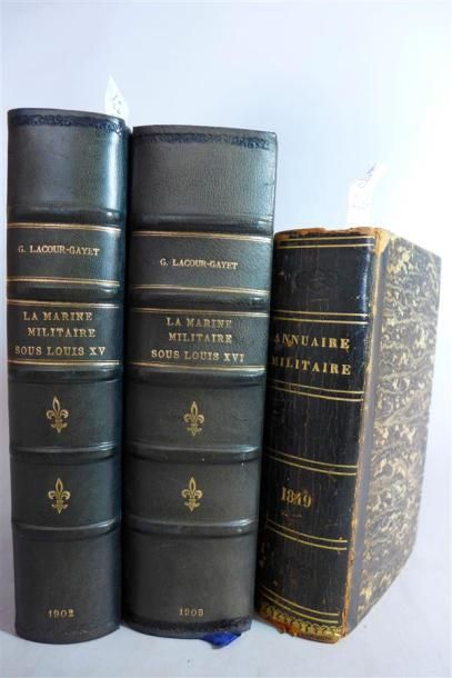 null - LACOUR-GAYET La Marine Militaire de la France sous Louis XV et Louis XVI....