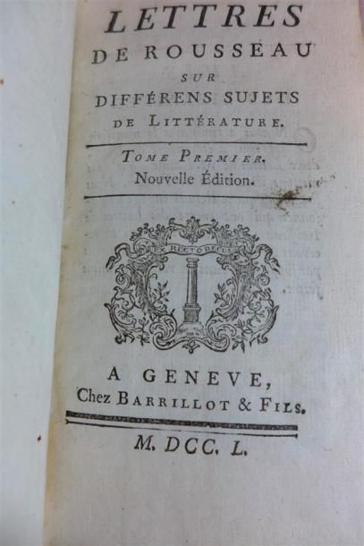 null - MONTAIGNE : Essais. Londres, Nourse et Vaillant, 1771 ; 6 vol. in-12, basane...