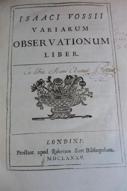 null [VAUGELAS] : Observations de l'Académie Française sur les remarques de M. de...