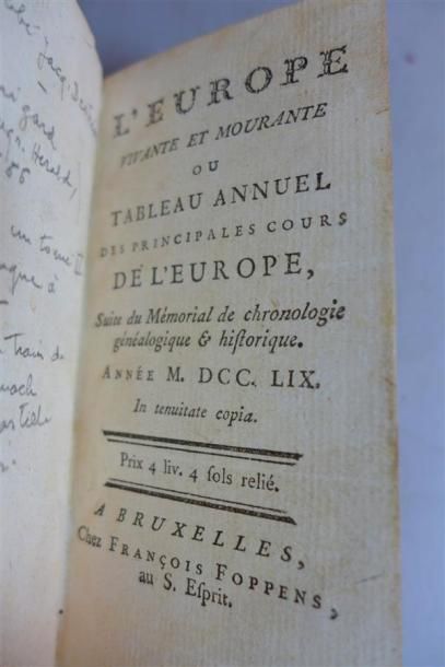 null Les Admirables Secrets d'Albert le Grand. Cologne. 1697 ; in-12, basane ornée...