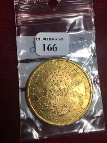 null U.S.A
Pièce d'or de 20 Dollars (1898).