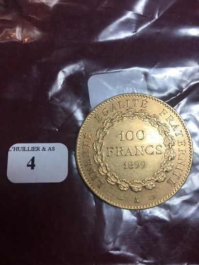 null FRANCE
Pièce d'or de 100 francs (1899).