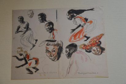 null Philippe DAUCHEZ (1900 - 1984)

5 dessins :
[SENEGAL] Etudes de têtes et personnages...