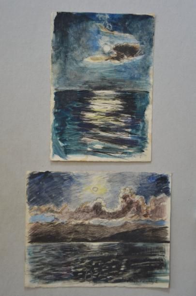 null Philippe DAUCHEZ (1900 - 1984)

2 dessins :
[MER] Etudes de mer de nuit (2)

Aquarelle...