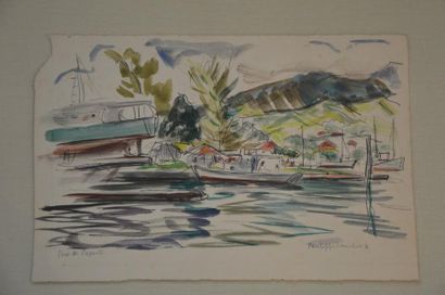 null Philippe DAUCHEZ (1900 - 1984)

6 dessins :
[PACIFIQUE] Bateaux (annoté « Port...