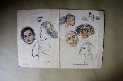 null Philippe DAUCHEZ (1900 - 1984)

[PACIFIQUE] Portrait (annoté : Wallisien à Nouméa),...