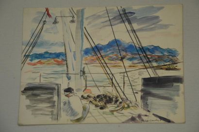 null Philippe DAUCHEZ (1900 - 1984)

2 dessins :
[MEXIQUE] A bord, Cordages (annoté...